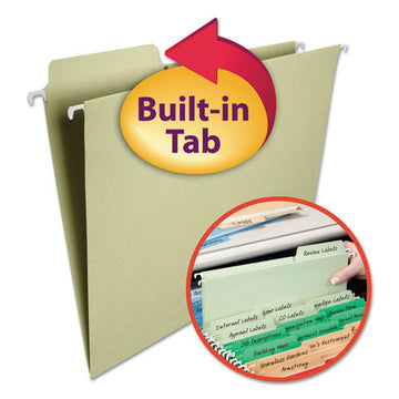 Smead® Fastab Hanging Folders, Letter Size, 1-3-cut Tab, Moss, 20-box freeshipping - TVN Wholesale